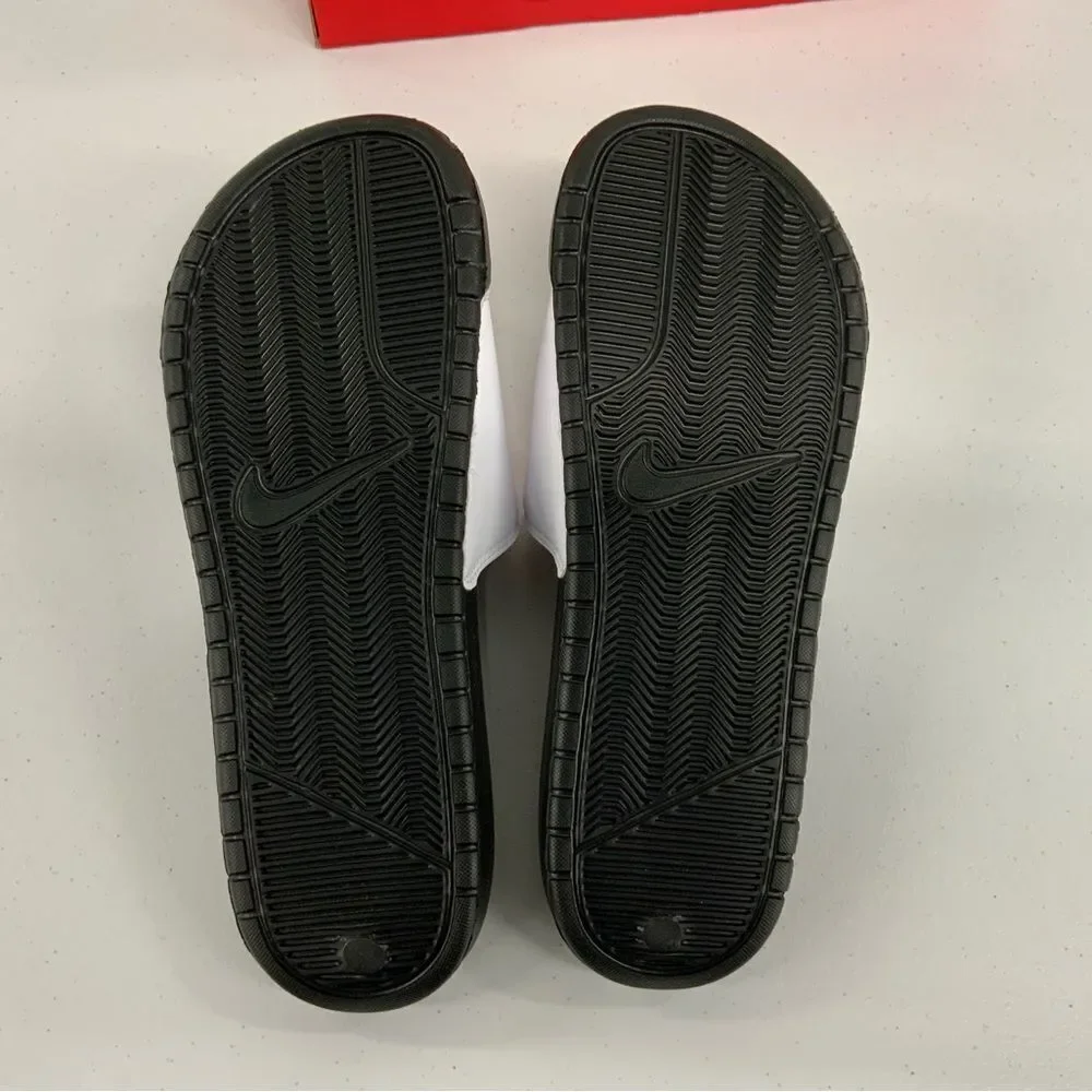 Nike Men’s Benassi JDI White Size 12 - Picture 3 of 4